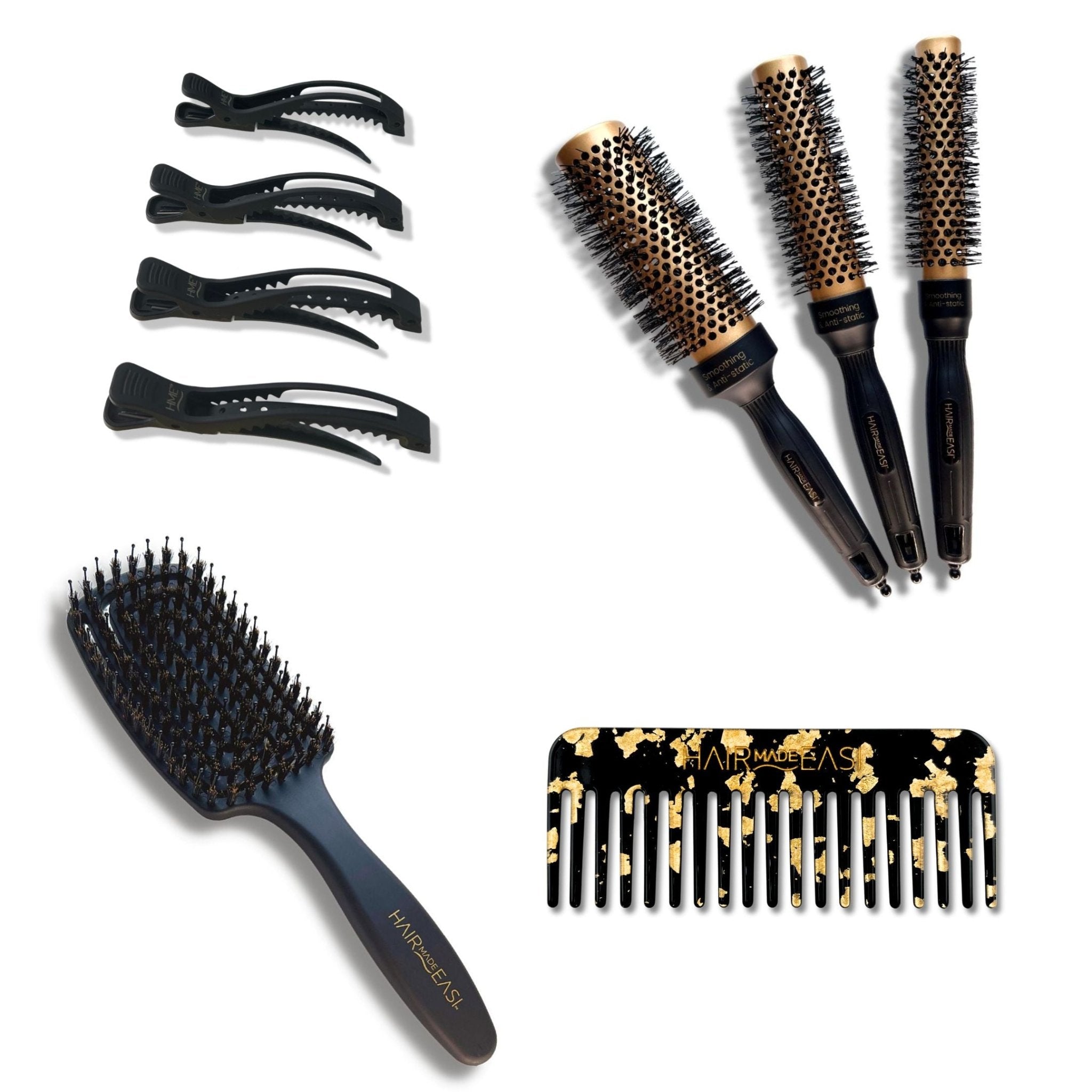 Blow dry outlet brush set