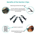 Section Clips and Easiclaw Hair Sectioning Ring Duo - Hair Made Easi